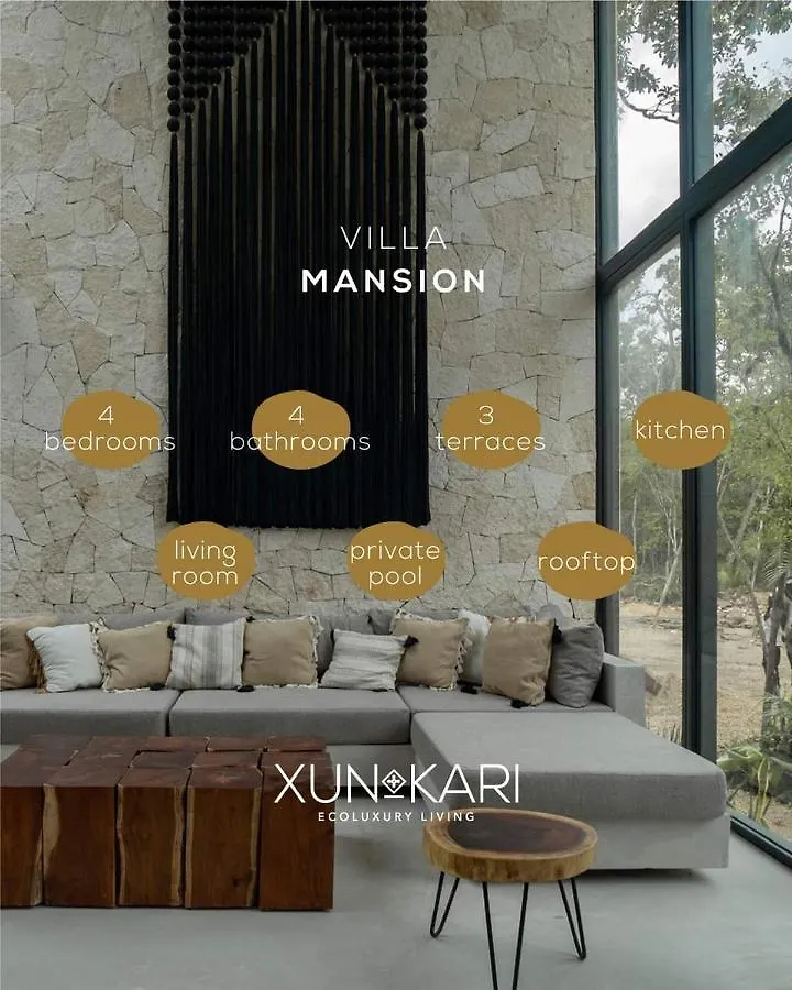 Villa Xuncari En El Corazon De La Selva Tulum Mexico